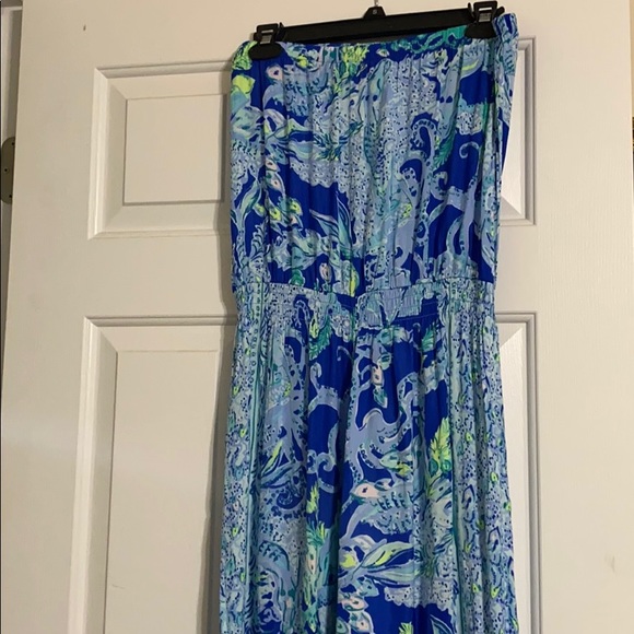 Lily Pulitzer Strapless Jumpsuit - Picture 3 of 4
